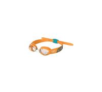 Speedo Unisex Kids ILusion SwiMing Goggles | Secure Fit | Anti-fog | Anti-leak, Aanadi Orange/Aquarium, One Size