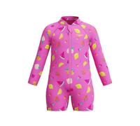 Speedo Unisex Kids Long Sleeve Print Zipped One Piece Swimsuit (Pack of 1)