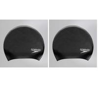 Speedo Unisex Long Hair Cap | Swim Cap | Snag Free | Easy-On, Black, One Size