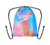 Speedo Unisex Printed Mesh Drawstring Bag Pink/Lemon/Picton Blue One Size