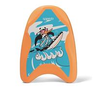 Speedo Infant Printed Float | Learn to Swim | Swimming Lessons | Floatation, Chima Azue Blue/Fluro Orange, One Size V2