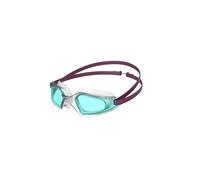 Speedo Hydropulse Swimming Goggles Lilac with Green Tinted Lenses Kids