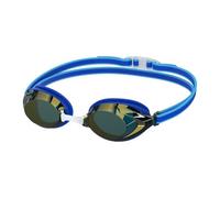 Speedo Unisex-Youth Vanquisher 3.0 Mirrored Goggles | Swim | Enhanced Vision, Cobalt Pop, One Size