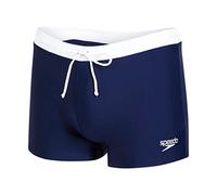 Speedo Valmilton Asht Am Swimsuit, Navy/White, 38