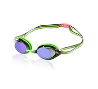 Speedo Vanquisher 2.0 Mirrored Goggles, Key Lime, One Size