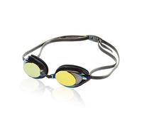 Speedo Vanquisher 2.0 Mirrored Swim-Swimming Racing Goggles-Gold Anti-Fog