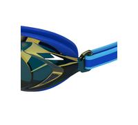 Speedo Unisex Kids Vanquisher 3.0 Mirror Swimming Goggles, Cobalt Pop/Cobalt/Gold Mirror, One Size