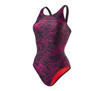 Speedo Women's Boom Logo Allover Medalist One Piece Swimsuit