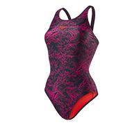 Speedo Women's Boom Logo Allover Medalist One Piece Swimsuit