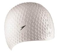 White Speedo Bubble swimming cap