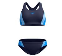 Speedo - Women's Colourblock Splice 2 Piece 2.0 - Bikini size 10, blue