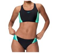 Speedo Colourblock Splice 2.0 Bikini Black UK 32 Woman