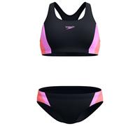 Speedo - Women's Colourblock Splice 2 Piece 2.0 - Bikini size 12, black