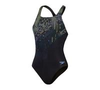 Speedo Womens Digi Plt Mdlt One Piece Pool Beach Swimsuit Swimwear