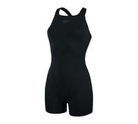 Speedo Women's Eco Endurance+ Legsuit Swimsuit| Chlorine Resistant | Recycled Fabric | Swim FitneS | Training | Holiday, Black, 4242