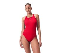 Speedo Swimsuit Eco Endurance+ Medalist – Athletic Fit, Chlorine Resistant – Red Size 16