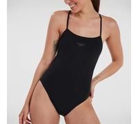 Speedo Women's Eco Endurance+ Thinstrap Swimsuit Swimming Costume Black BNWT