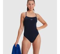 Speedo Women's Eco Endurance+ Thinstrap Swimsuit Swimming Costume Navy BNWT