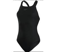 Speedo Womens Essential Endurance+ Medalist Swimsuit Black Size 8/30 New