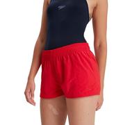 Speedo Women's Essential Watershort Swimming Trunks | Ladies Swim Shorts, Fed Red, XS