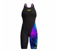 Speedo Womens Fastskin LZR Ignite Kneeskin Swimwear - Black/Purple