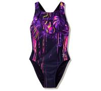 Speedo - Women's Female Placement Printed Powerback - Swimsuit size 18, blue