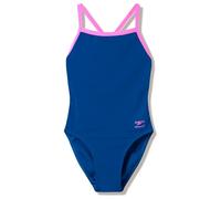 Speedo - Women's Female Solid Turnback - Swimsuit size 18, blue