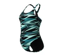 Speedo Womens HyperBoom Allover Medalist Swimsuit - Dark Teal