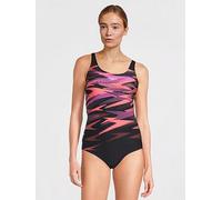 Speedo Womens Hyperboom Placement Muscleback - Coral Sands, Purple, Size 30, Women Purple