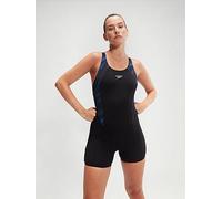 Speedo Womens Hyperboom Splice Legsuit, Black, Size 12, Women Black