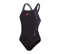 Speedo Womens Hyperboom Splice Muscleback - Black, Black, Size 42, Women Black