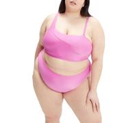 Speedo Womens/Ladies Asymmetric Plus Bikini Set22 UK Purple GT22377