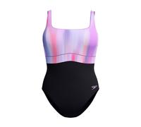 Speedo Womens/Ladies Contour Eclipse Printed Shaping One Piece Swimsuit (Purple)