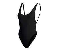 Speedo Womens/Ladies Flu3nte Solid Convertible One Piece Swimsuit (Black)