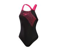 Speedo Womens/Ladies Medley Medalist Striped One Piece Swimsuit
