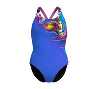 Speedo Womens/Ladies Placement Powerback One Piece Swimsuit
