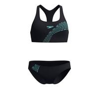 Speedo Womens/Ladies Placement Wave Pattern Bikini Set