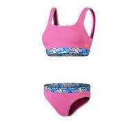 Speedo Womens/Ladies Wave Pattern Textured Bikini Set