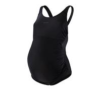 Speedo Women's Maternity Fitness 1 Piece Swimsuit, Black, XL