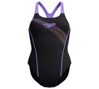 Speedo - Women's Medley Logo 1 Piece - Swimsuit size 8, black