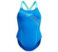 Speedo - Women's Medley Logo 1 Piece - Swimsuit size 8, blue