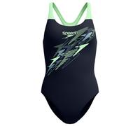 Speedo - Women's Medley Logo Medalist One Piece - Swimsuit size 8, blue