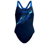 Speedo - Women's Medley Logo Medalist One Piece - Swimsuit size 8, blue