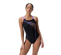 Speedo Medley Logo Swimsuit Black UK 32 Woman