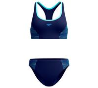 Speedo - Women's Placement 2 Piece - Bikini size 8, blue