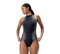 Speedo Womens Placement Hydrasuit Swimsuit Black