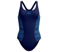 Speedo Placement Medalist Swimsuit Blue UK 34 Woman