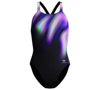 Speedo - Women's Placement Printed Powerback - Swimsuit size 42, black