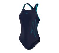 Speedo Womens Plmt Pt Rcbk One Piece Pool Beach Swimsuit Swimwear