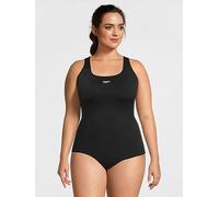 Speedo Womens Plus Size Endurance+ Medalist, Black, Size 50, Women Black